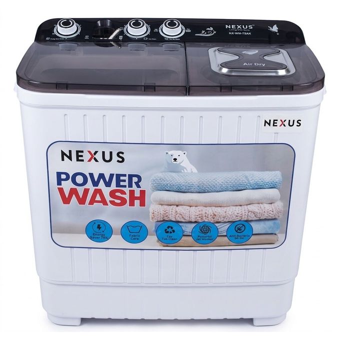 Nexus Nx-Wm-7Sak 7.5Kg Twin Tub Wash Machine