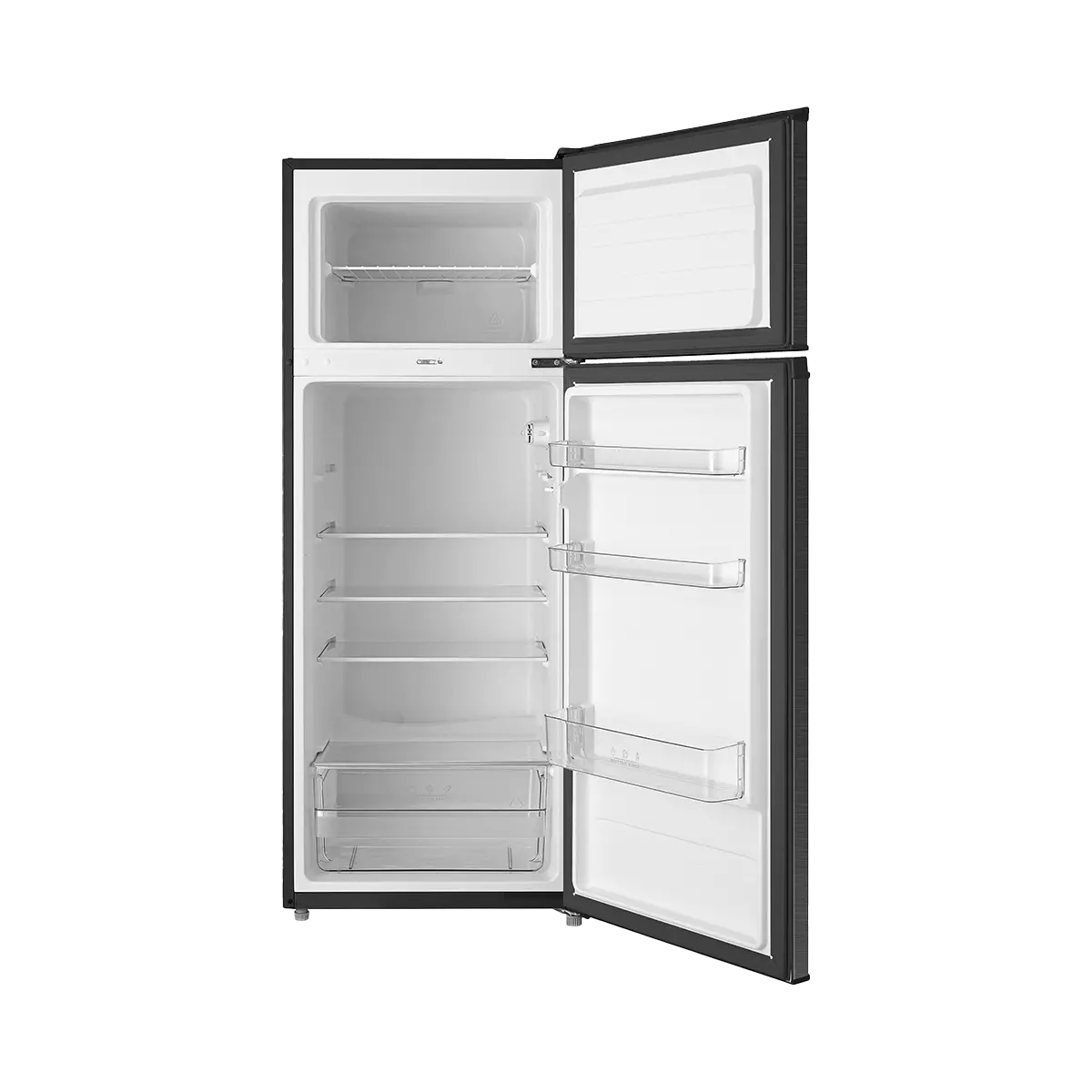 Midea Refrigerator Mdrt294Fgf28 Double Door Direct Cool 204L Jazz Black