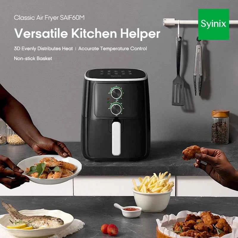 SYINIX SAIF60M AIR FRYER  MANUAL