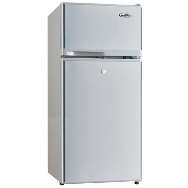 Haier Thermocool Hrf-95Bex Refrigerator Top Mount 2Door Dcool R6 Silver