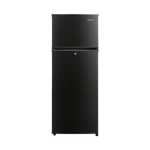 Midea Refrigerator Mdrt294Fgf28 Double Door Direct Cool 204L Jazz Black