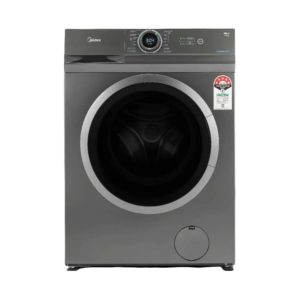 Midea Mf110W70T - Front Load Washer -7Kg, Titanium,Turbo,Steam