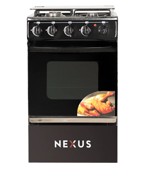 Nexus Nx-5055B(3+1) Gas Cooker Black-Le
