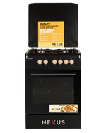 Nexus Nx-6003 (4+0) Bs Turkey Gas Cooker-Black