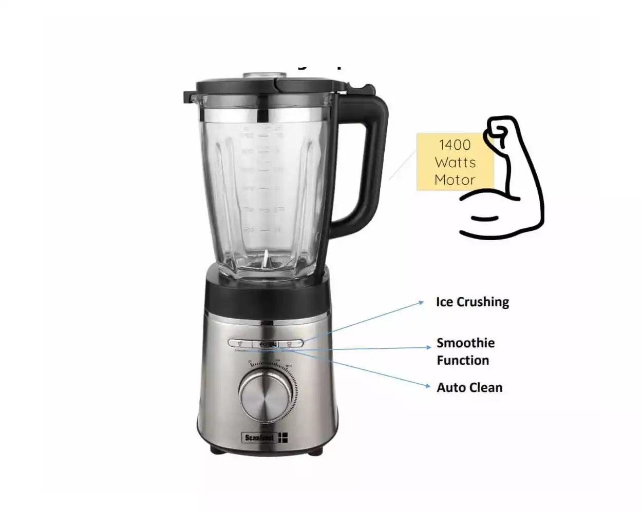 Scanfrost Sfkab1400W Blender Smooth
