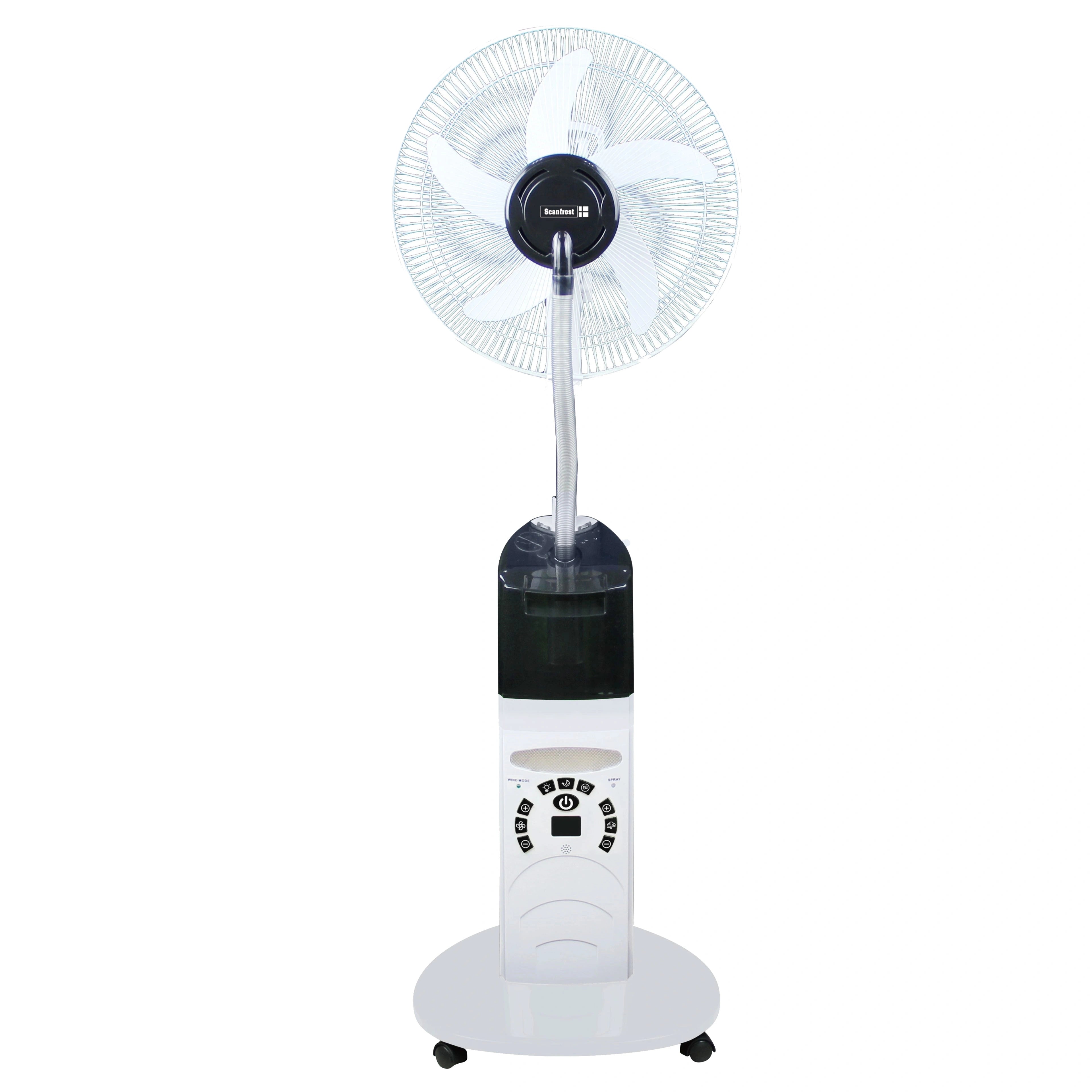 Scanfrost Sfrf161K Mist Rechargeable Fan With Remote