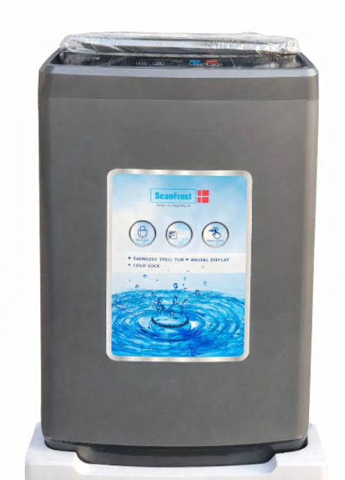 Scanfrost Sfwmtlxqb60 - 6Kg Top Load Fully Automatic Grey Colour