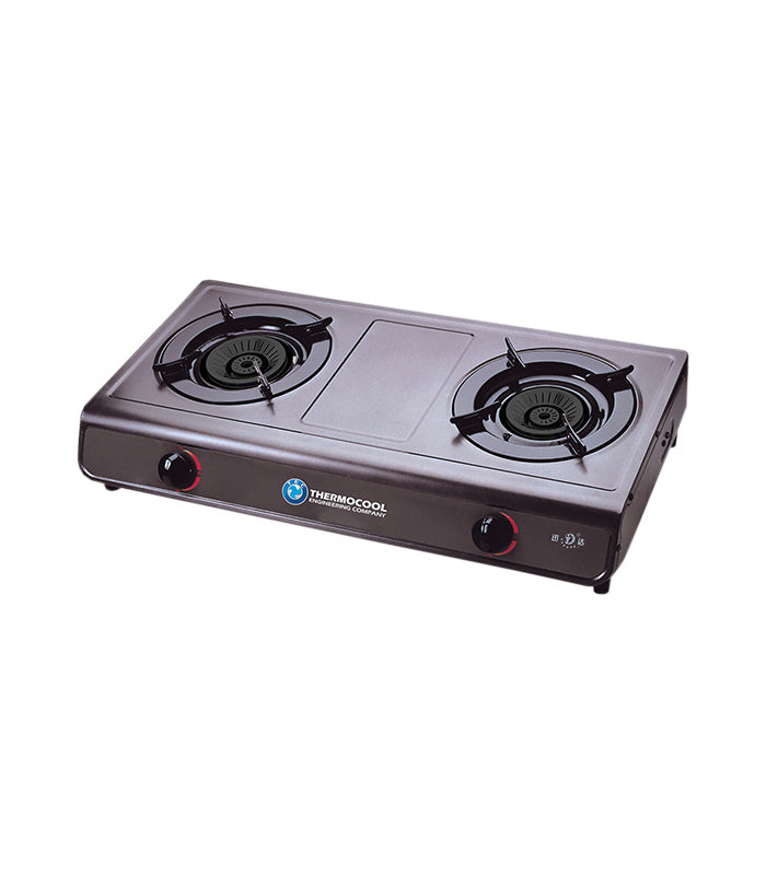 Thermocool Tbl Top Gas Cooker 2Hob Tgc-2Ta Teflon Duo 100107864