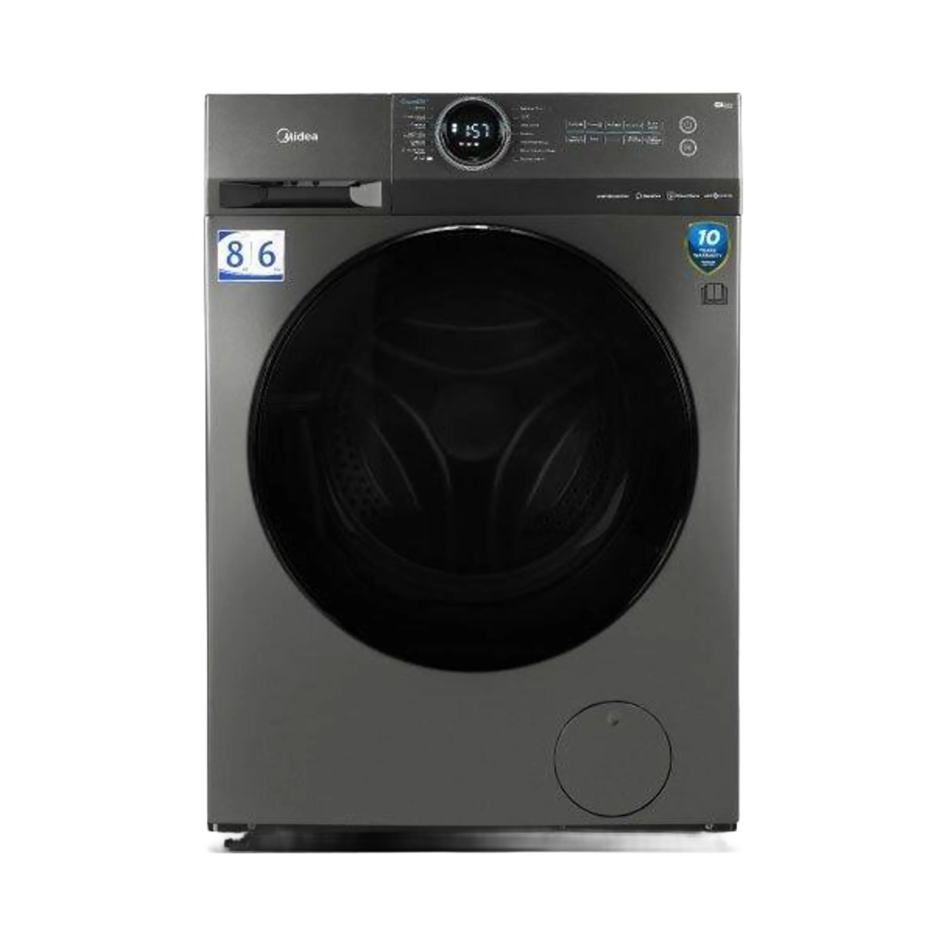 Midea Mf200D80Wb- T Washer Dryer 8Kg- 6Kg