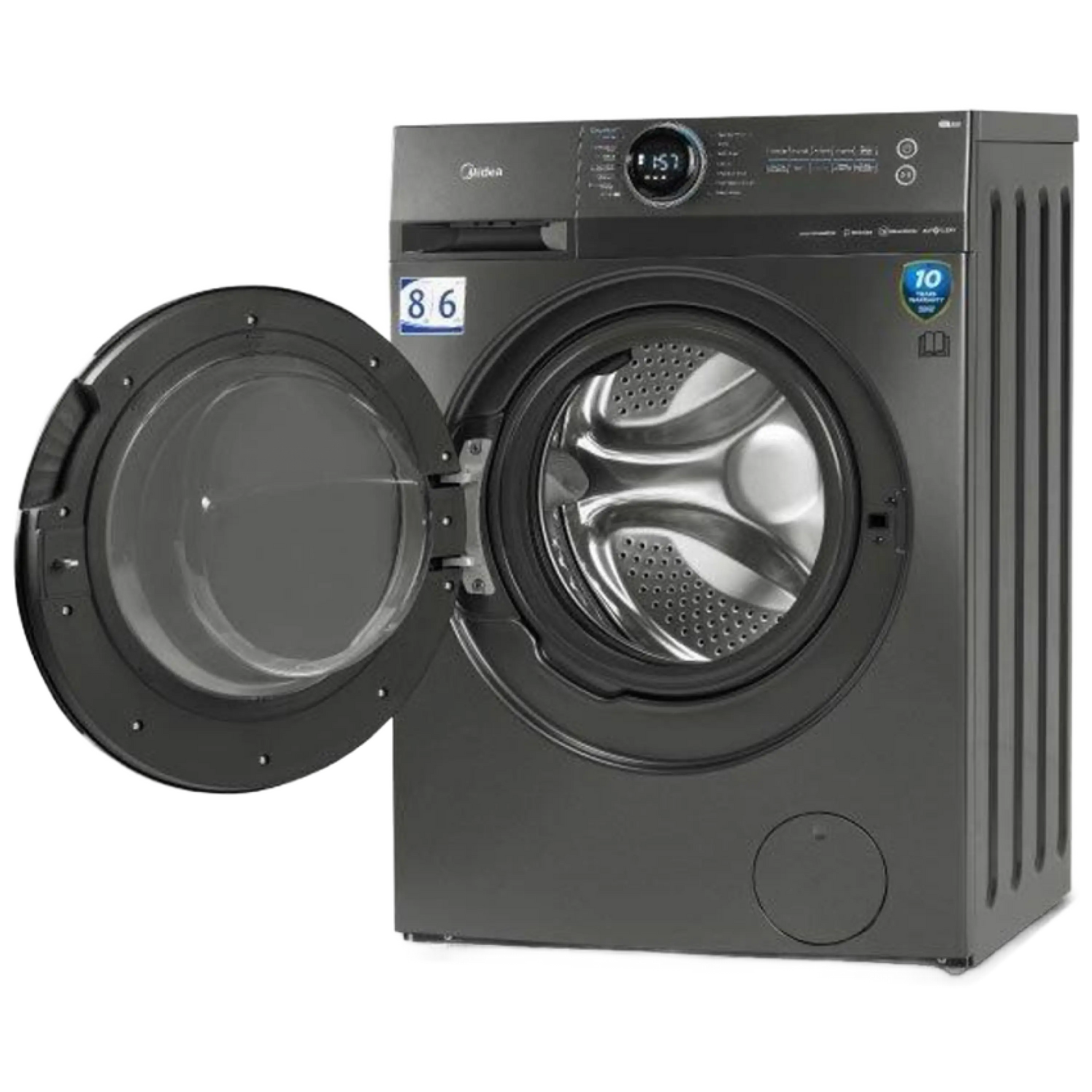 Midea Mf200D80Wb- T Washer Dryer 8Kg- 6Kg