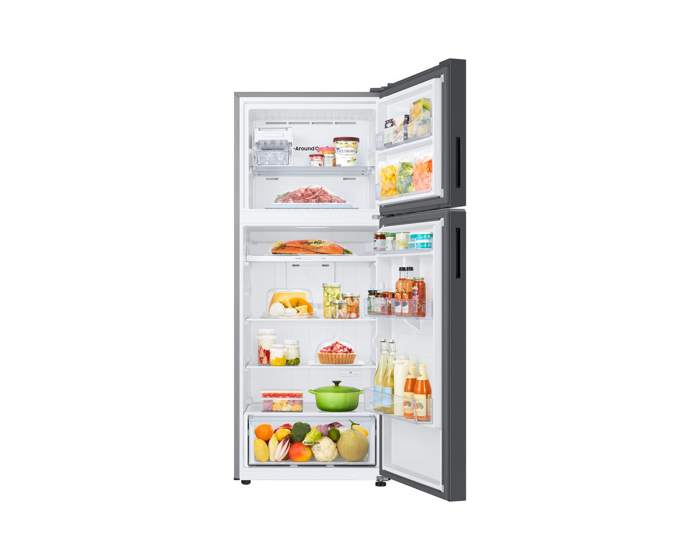 Samsung Refrigerator Rt42Cg6621B1Nk Double Door 415L Silver
