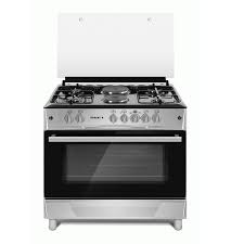 Maxi 6090 (4+2) Black Gray 4G + 2E Standing Gas Cooker