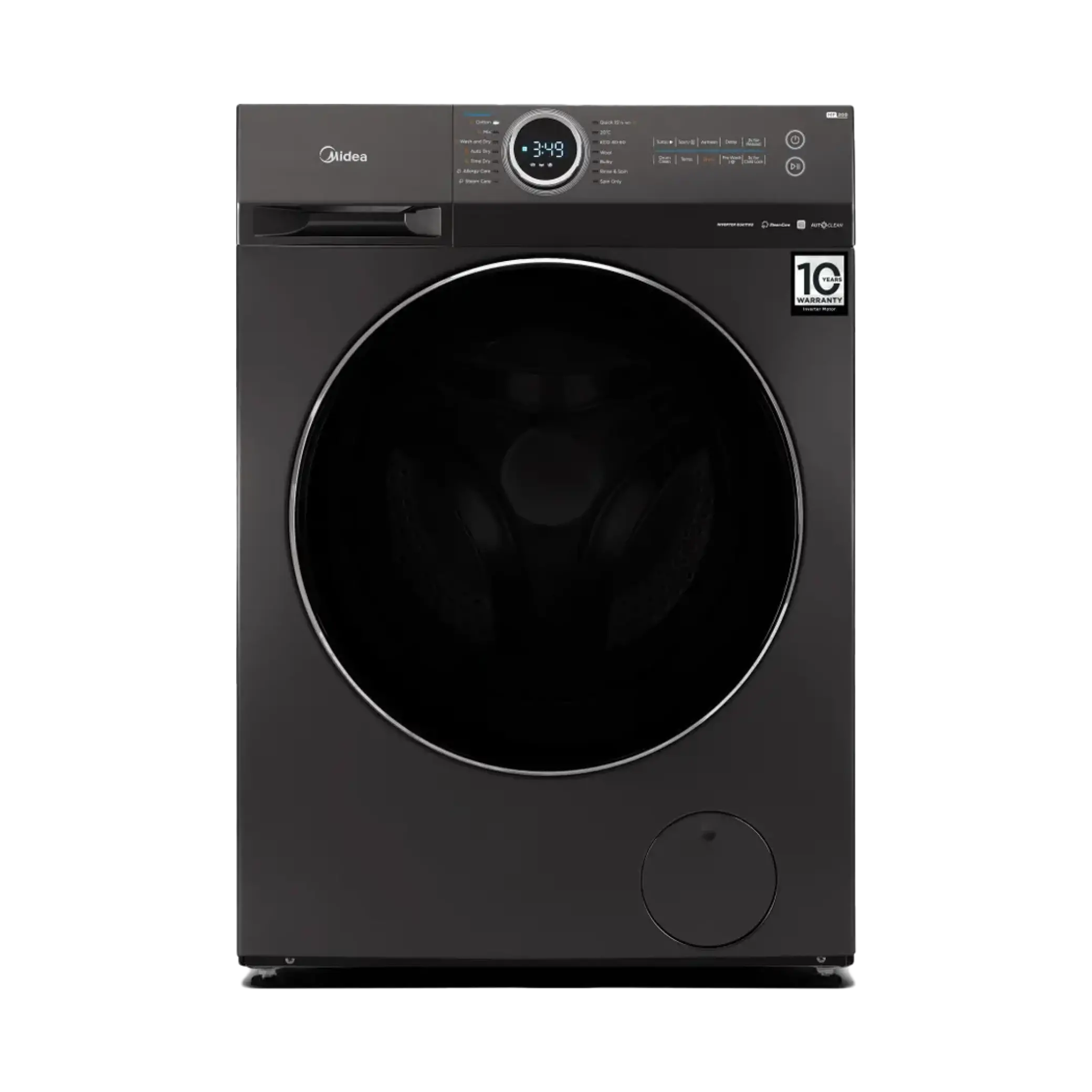 Midea Mf200W80Wb- T Front Load Washing Machine 8Kg