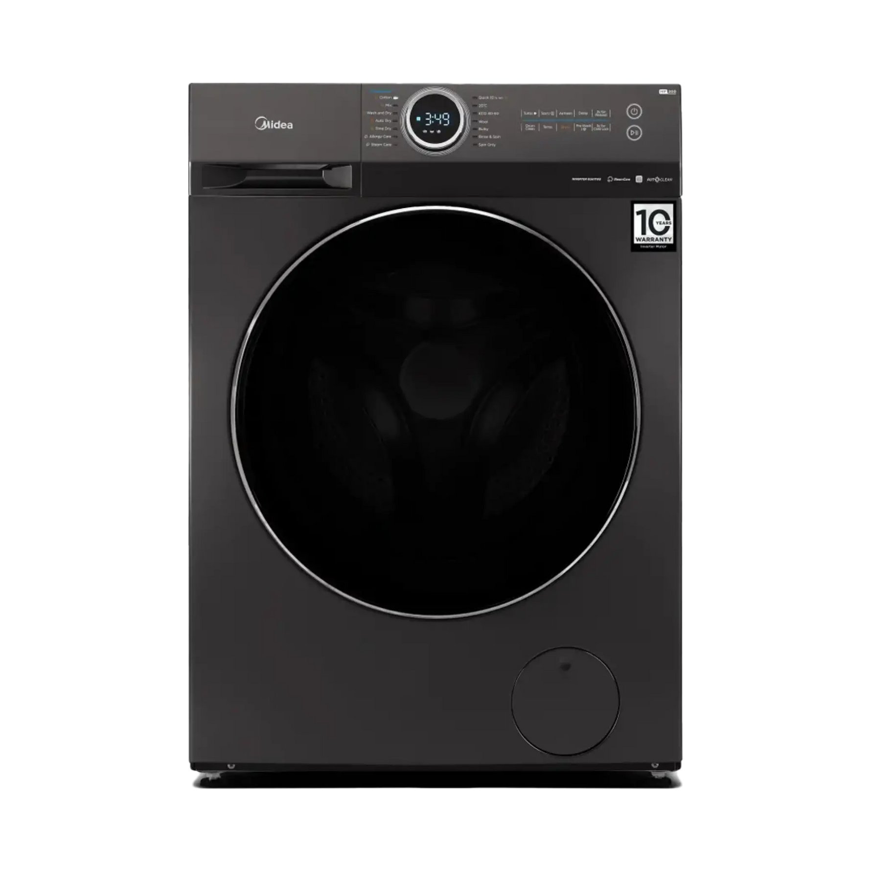 Midea Mf200W80Wb- T Front Load Washing Machine 8Kg