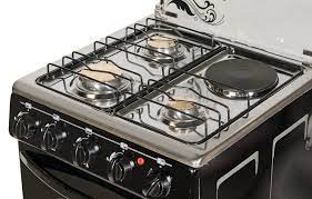 Nexus Nx-5055B(3+1) Gas Cooker Black-Le