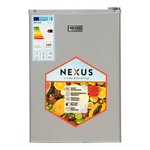 Nexus Nx-100 Litre Nexus Fridge - Silver