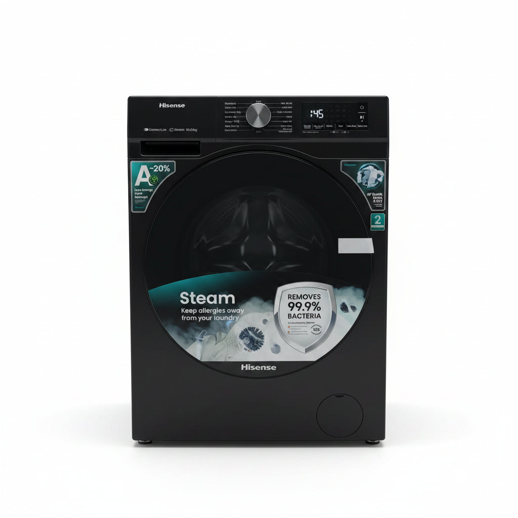 Hisense Washer- Dryer 1043Bt-Wd3Q 10- 6 Kg Silver