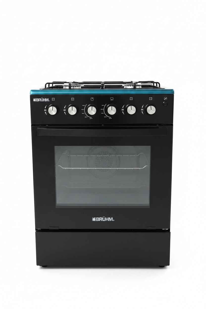 BRUHM GAS COOKER BGC-6640IB 60X60 STANDING GAS