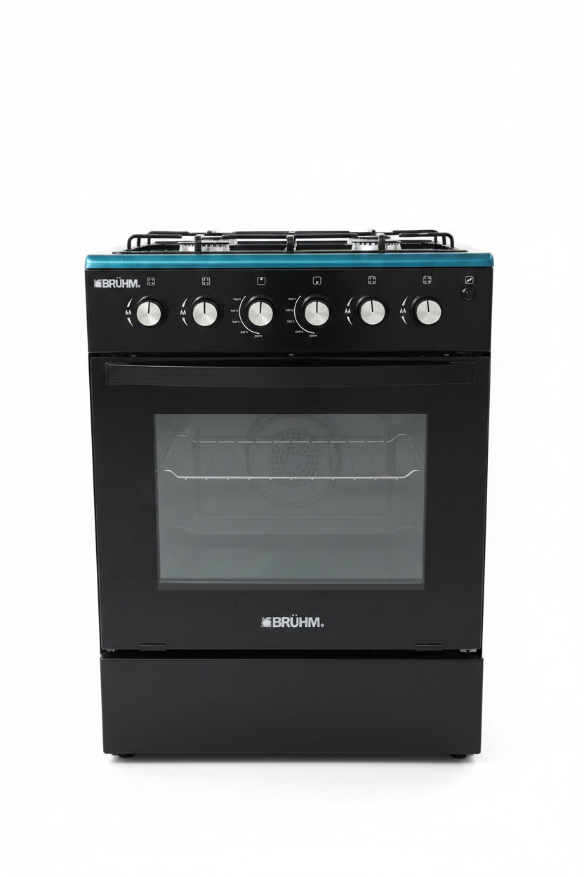 BRUHM GAS COOKER BGC-6640IB 60X60 STANDING GAS