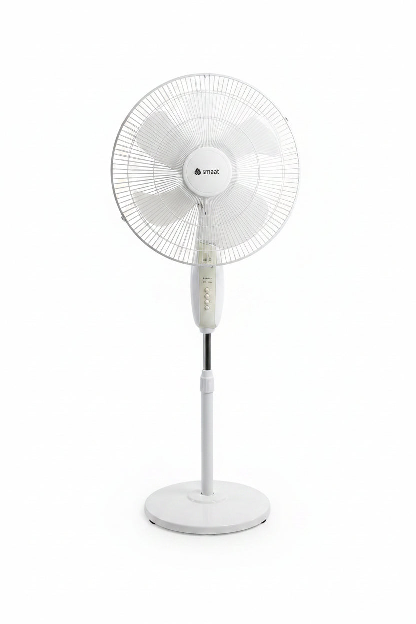 Smaat 18 Electric 5 Blade Stand Fan With Remote - Sh Stf 1803Cwr