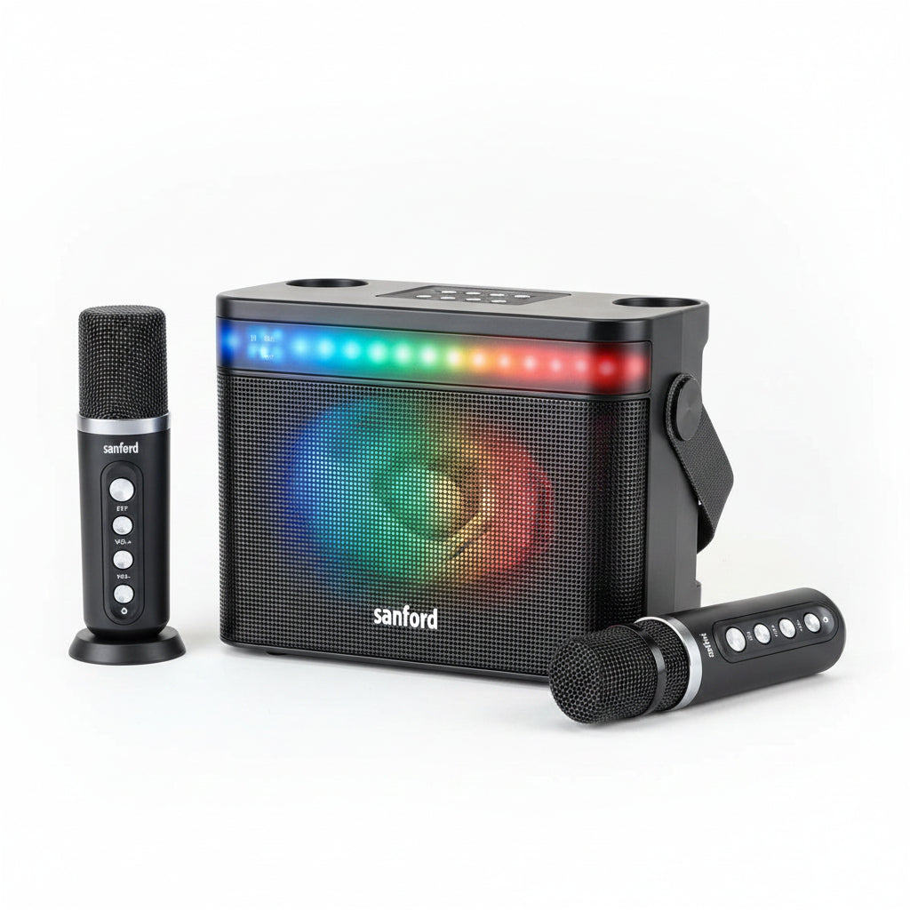 Sanford Sf2267Rps Rechargeable Karaoke Bluetooth Spkr