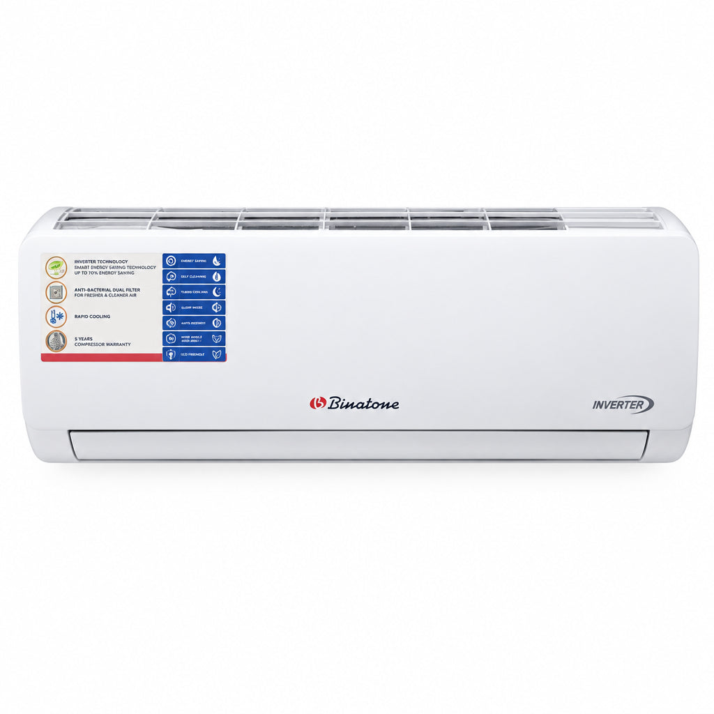 BINATONE ACSTAV-12 1.5HP INVERTER SPLIT AC + KIT
