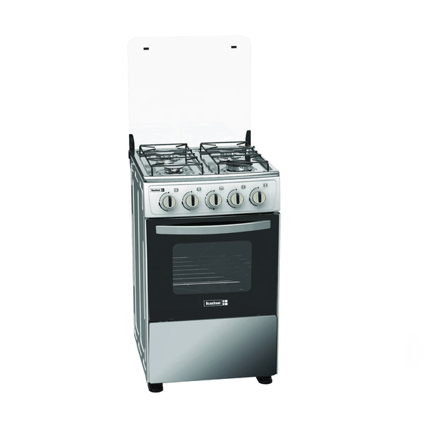 Scanfrost Sfc5401B-Gas Cooker 4 Burners Grey